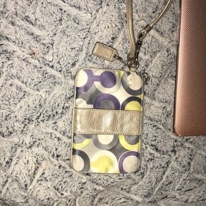Coach wristlet